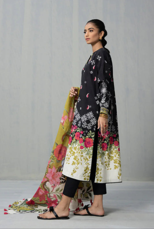 SAPPHIRE | 3PC PRINTED LAWN COLLECTION VOL3 2025 | U3-PP22V5-3WS