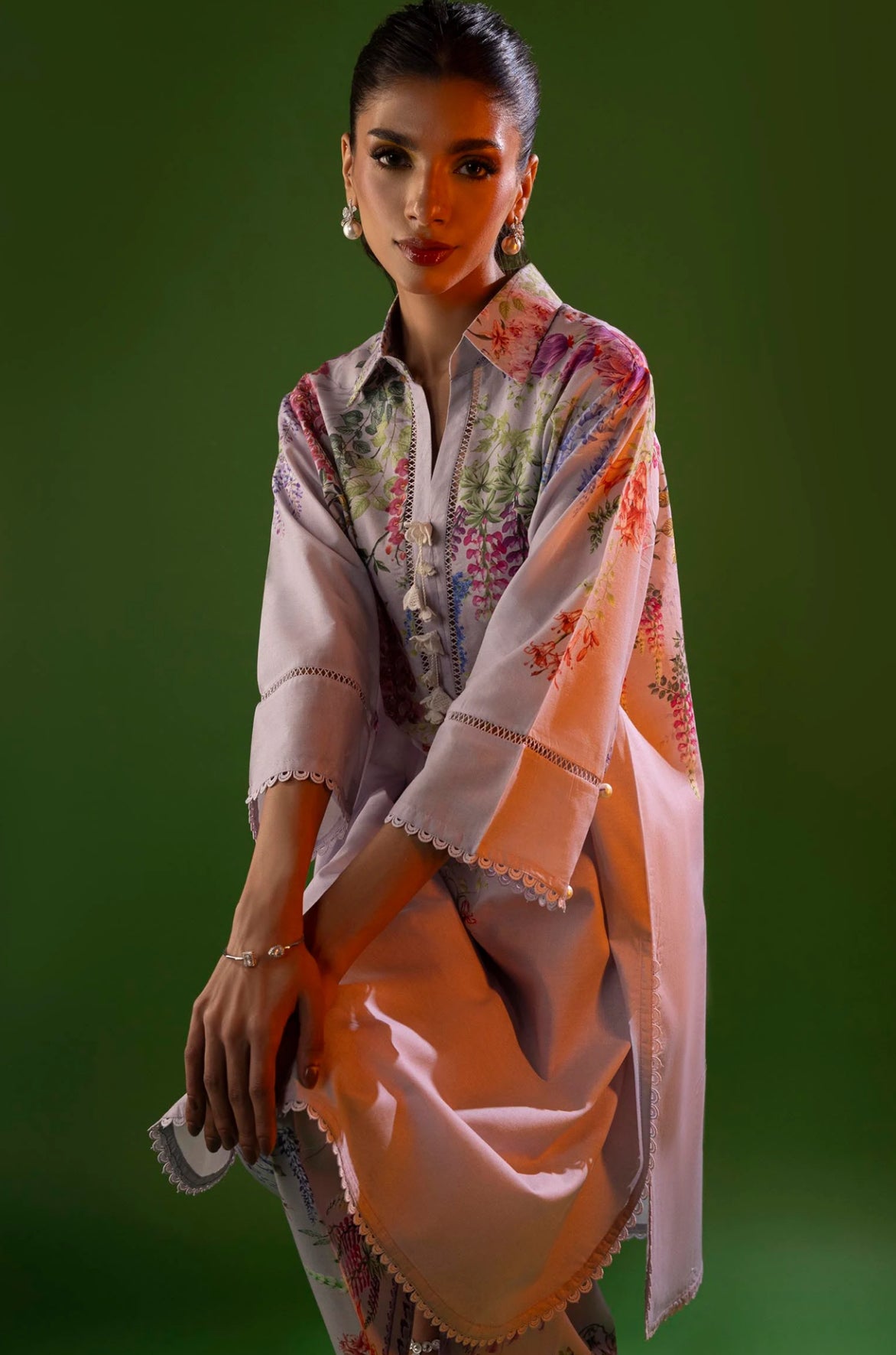 SANA SAFINAZ | STITCHED 2 PIECE SUIT LAWN | H251-013B-2C