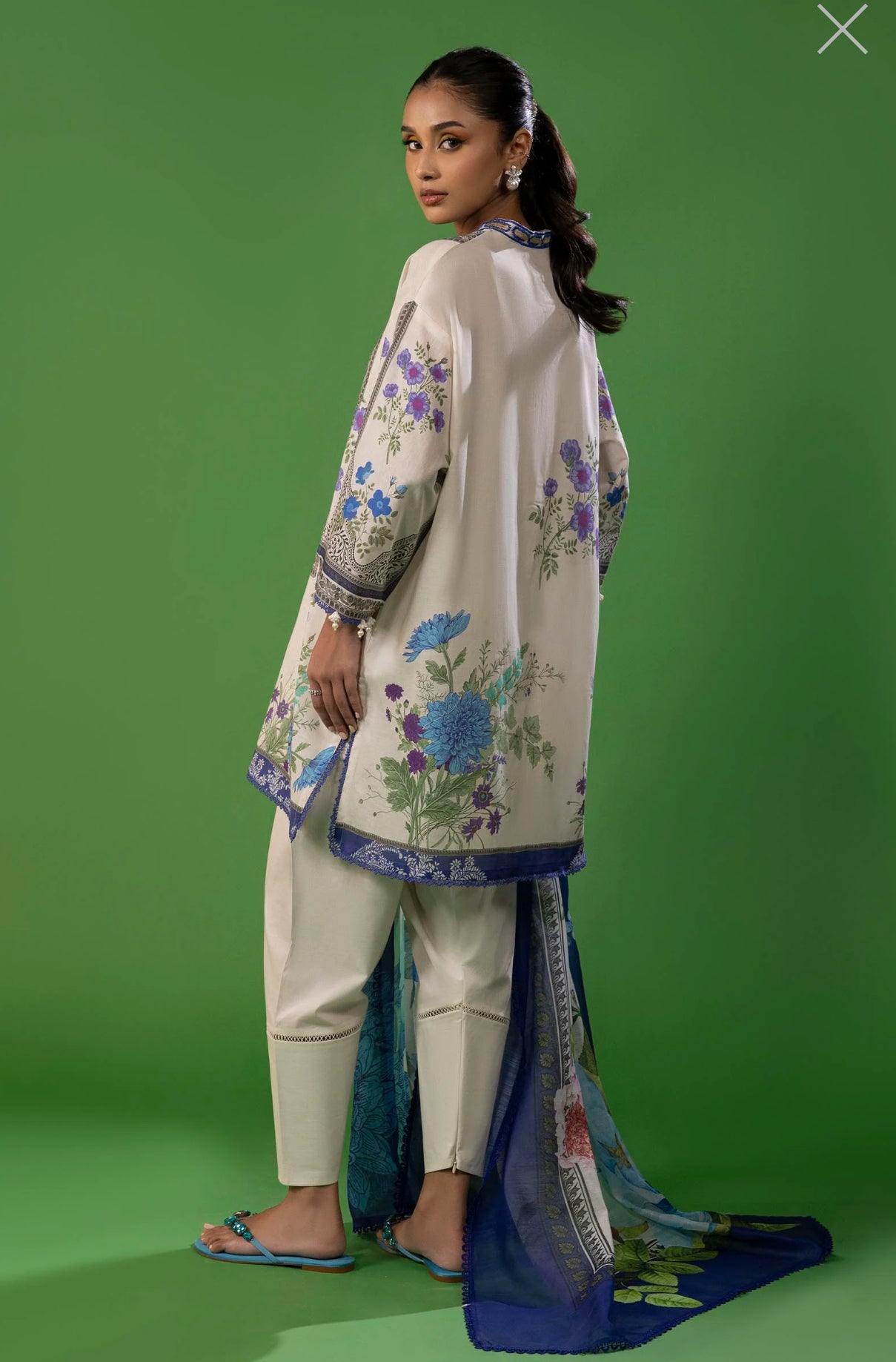 SANA SAFINAZ | STITCHED 3 PIECE SUIT LAWN | H251-010A-3DE