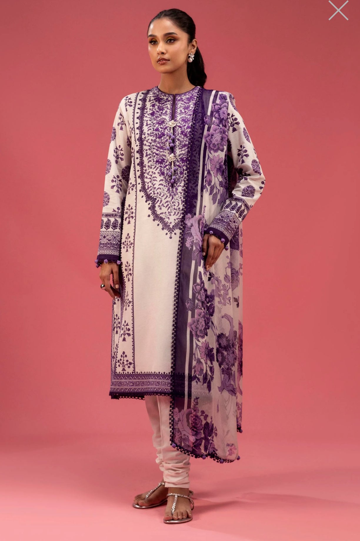 SANA SAFINAZ | STITCHED 3 PIECE SUIT LAWN | H251-011B-3LC