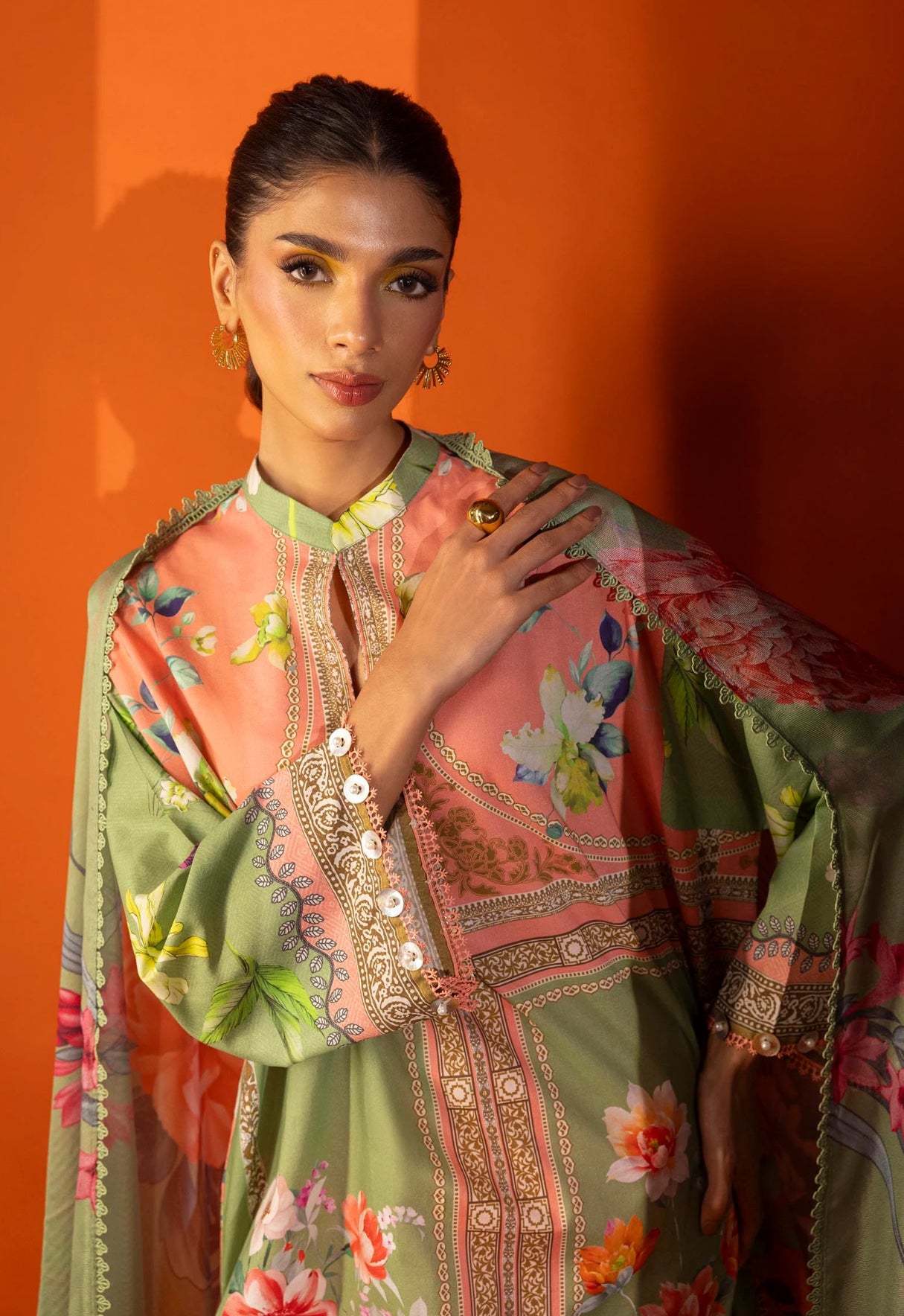 SANA SAFINAZ | STITCHED 3 PIECE SUIT LAWN | H251-009B-3AS