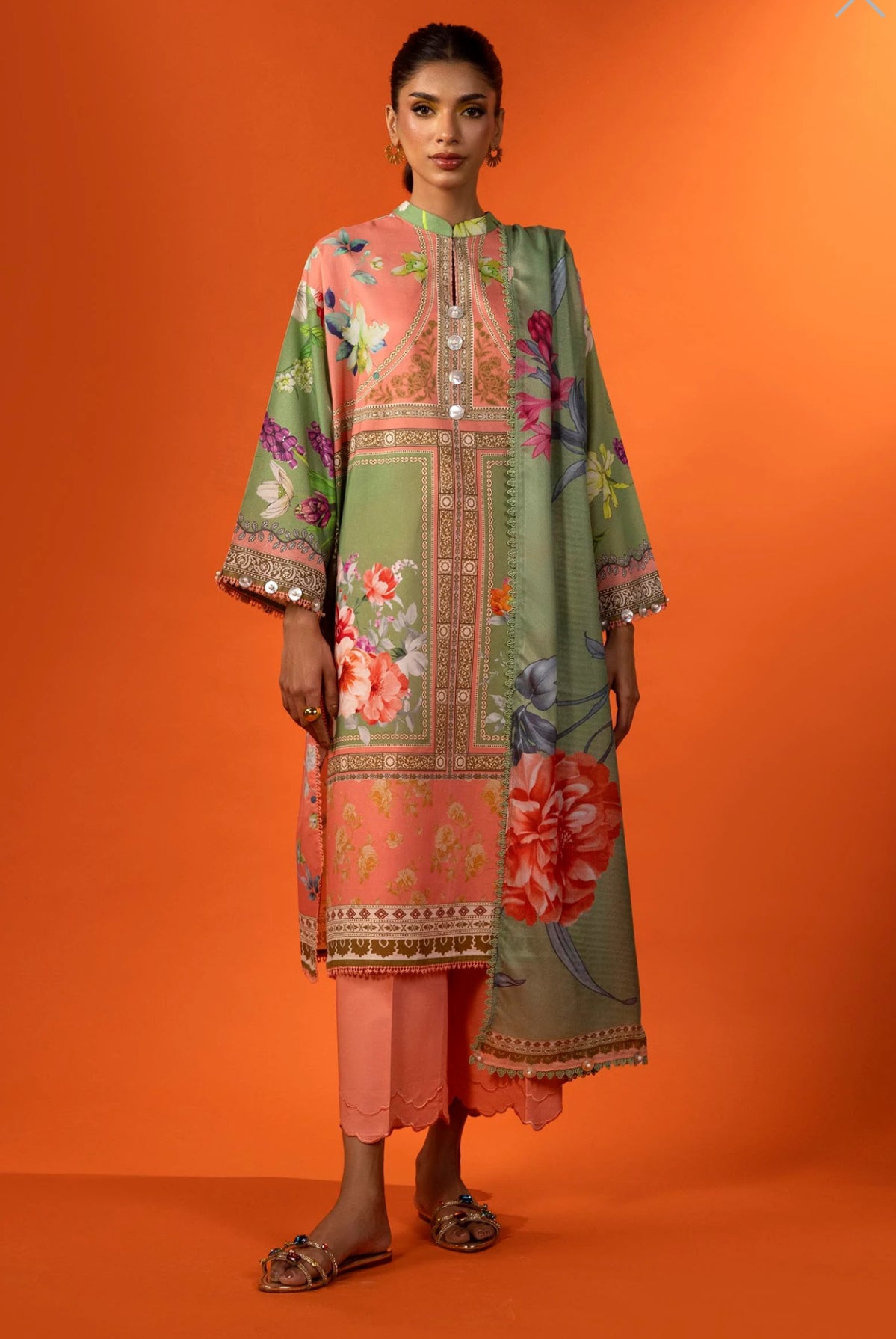 SANA SAFINAZ | STITCHED 3 PIECE SUIT LAWN | H251-009B-3AS